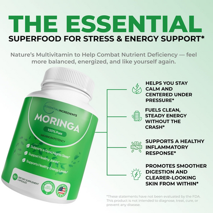 Moringa – Naturally reduces cortisol to support balance inside and out